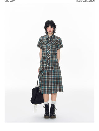 [TAKEANAP] preppy pleated skirt