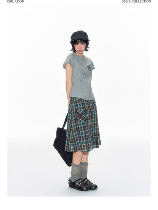 [TAKEANAP] preppy pleated skirt