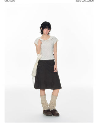 [TAKEANAP] preppy pleated skirt