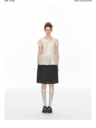 [TAKEANAP] preppy pleated skirt
