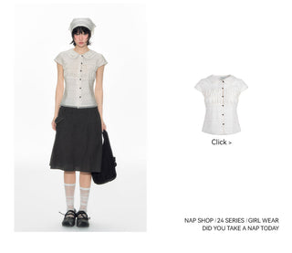 [TAKEANAP] preppy pleated skirt