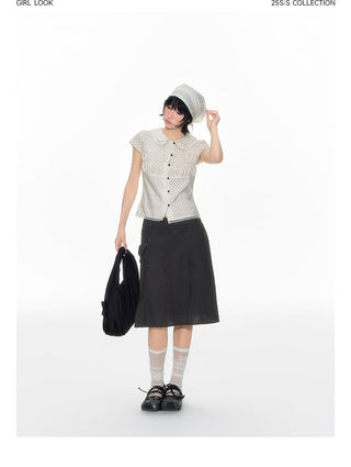 [TAKEANAP] preppy pleated skirt