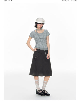 [TAKEANAP] preppy pleated skirt
