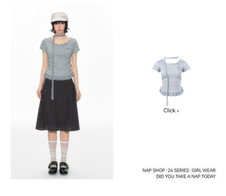 [TAKEANAP] preppy pleated skirt