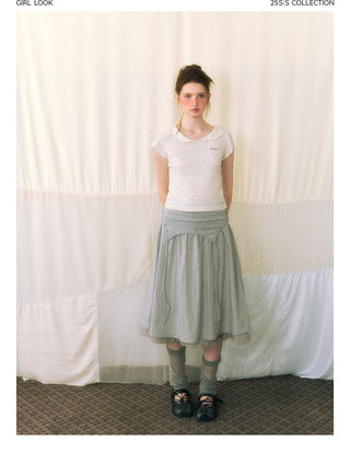[TAKEANAP] polka dot collar tee