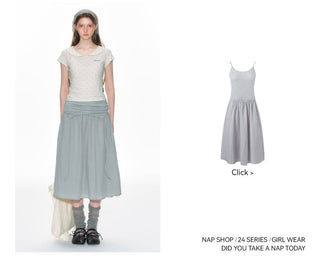 [TAKEANAP] polka dot collar tee