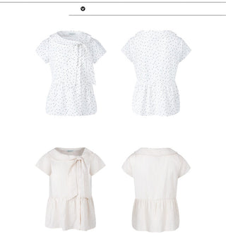 [TAKEANAP] doll lace-up shirt