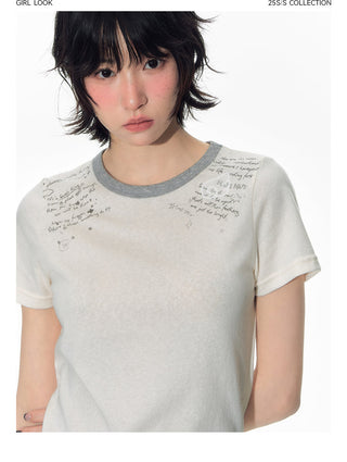 [TAKEANAP] patch printed tee