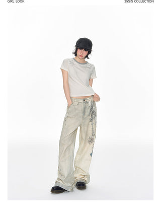 [TAKEANAP] patch printed tee