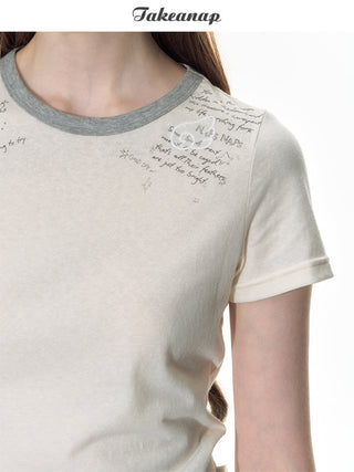 [TAKEANAP] patch printed tee