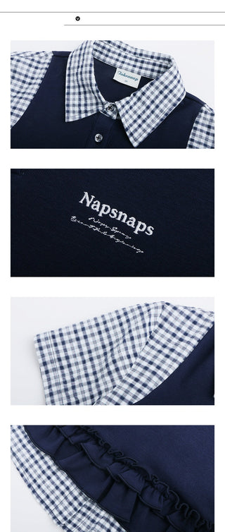 [TAKEANAP] preppy vest set