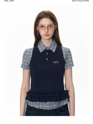 [TAKEANAP] preppy vest set