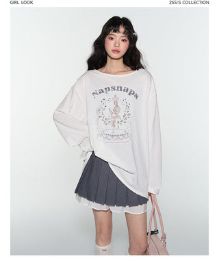 [TAKEANAP] double-layer pleated skirt