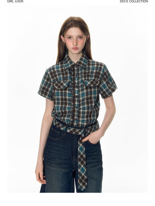 [TAKEANAP] bow denim shorts