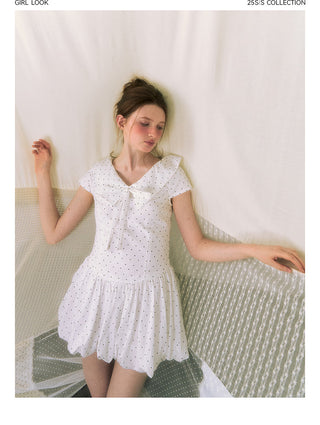 [TAKEANAP] sailor dot skirt