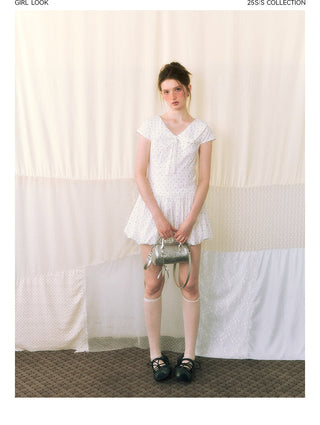 [TAKEANAP] sailor dot skirt
