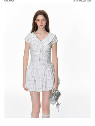 [TAKEANAP] sailor dot skirt