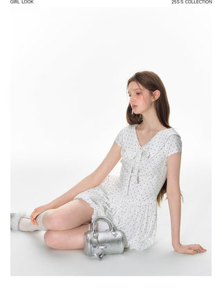 [TAKEANAP] sailor dot skirt