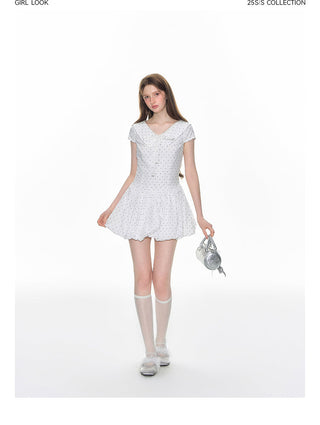 [TAKEANAP] sailor dot skirt