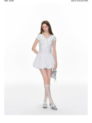 [TAKEANAP] sailor dot skirt