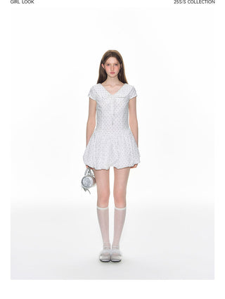 [TAKEANAP] sailor dot skirt