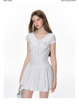 [TAKEANAP] sailor dot skirt