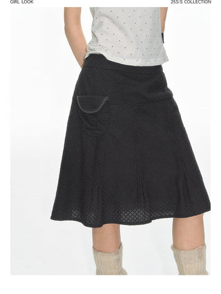 [TAKEANAP] lace plaid set