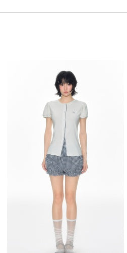 [TAKEANAP] patchwork tee set