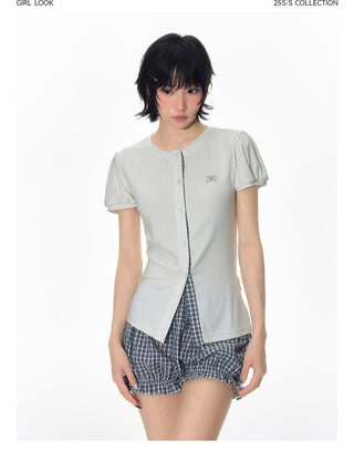 [TAKEANAP] patchwork tee set