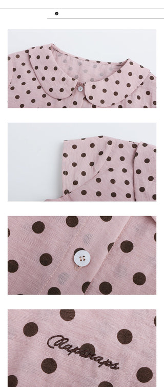 [TAKEANAP] doll dot shirt