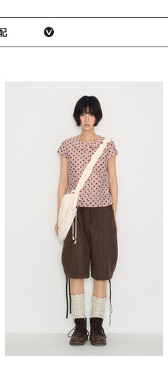 [TAKEANAP] doll dot shirt