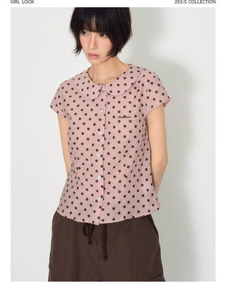[TAKEANAP] doll dot shirt