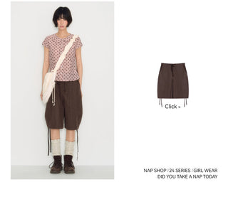 [TAKEANAP] doll dot shirt