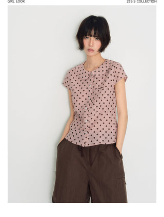 [TAKEANAP] doll dot shirt