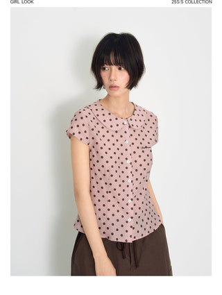[TAKEANAP] doll dot shirt