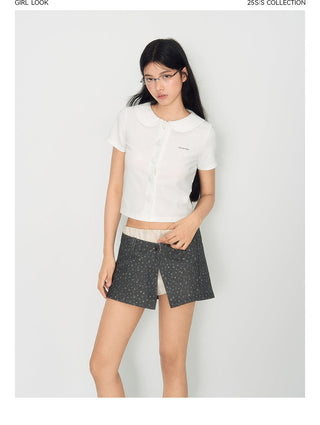 [TAKEANAP] waffle collar tee
