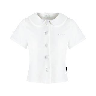 [TAKEANAP] waffle collar tee