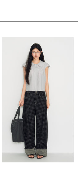 [TAKEANAP] polka dot jeans