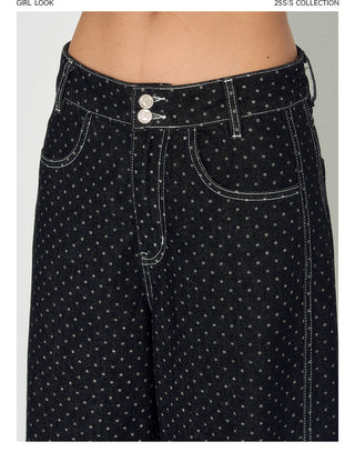[TAKEANAP] polka dot jeans
