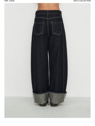[TAKEANAP] polka dot jeans