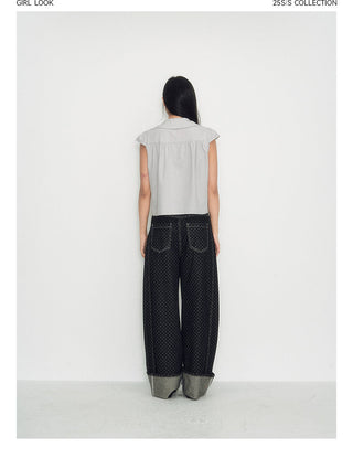 [TAKEANAP] polka dot jeans