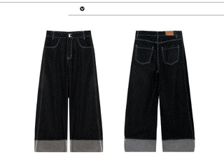 [TAKEANAP] polka dot jeans