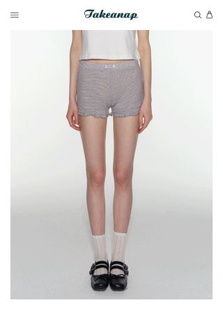 [TAKEANAP] wooden ear leggings