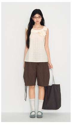 [TAKEANAP] pocket cropped pants