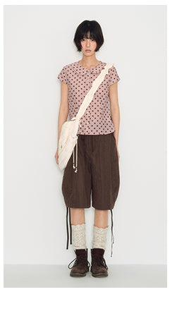 [TAKEANAP] pocket cropped pants