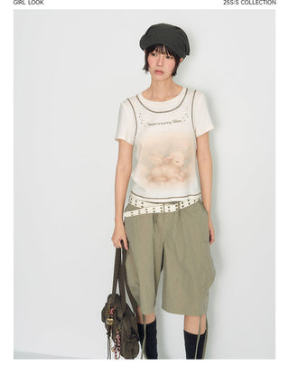 [TAKEANAP] pocket cropped pants