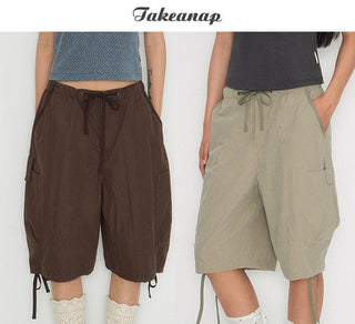[TAKEANAP] pocket cropped pants