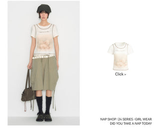 [TAKEANAP] pocket cropped pants