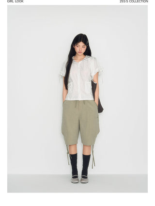 [TAKEANAP] pocket cropped pants