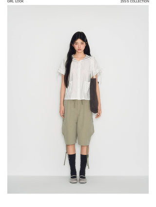[TAKEANAP] pocket cropped pants